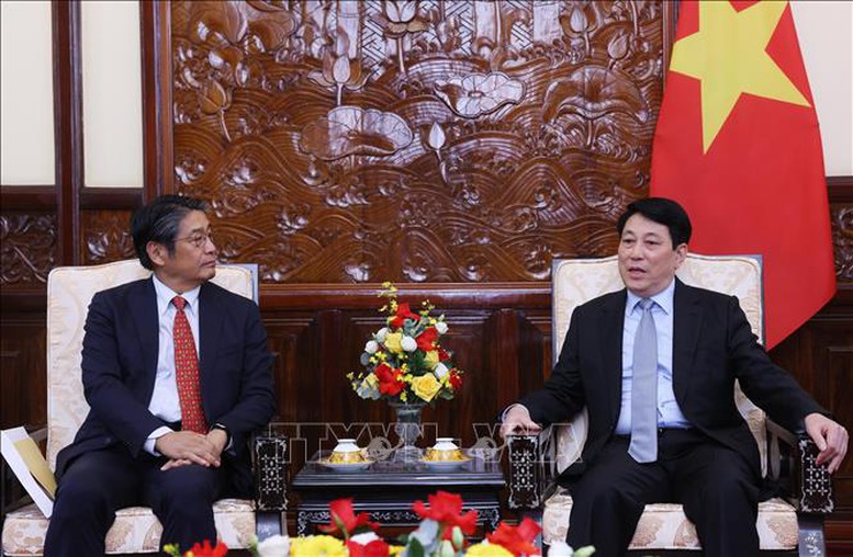 Chủ tịch nước Lương Cường tiếp Đại sứ Nhật Bản tại Việt Nam Ito Naoki - Ảnh: TTXVN Chủ tịch nước Lương Cường tiếp Đại sứ Nhật Bản tại Việt Nam Ito Naoki - Ảnh: TTXVN