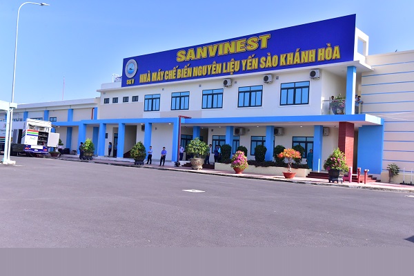 Nhà máy chế biến nguyên liệu Yến sào Khánh Hòa SANVINEST tại cụm công nghiệp Sông Cầu, h. Khánh Vĩnh, tỉnh Khánh Hòa, nơi tổ chức sự kiện
