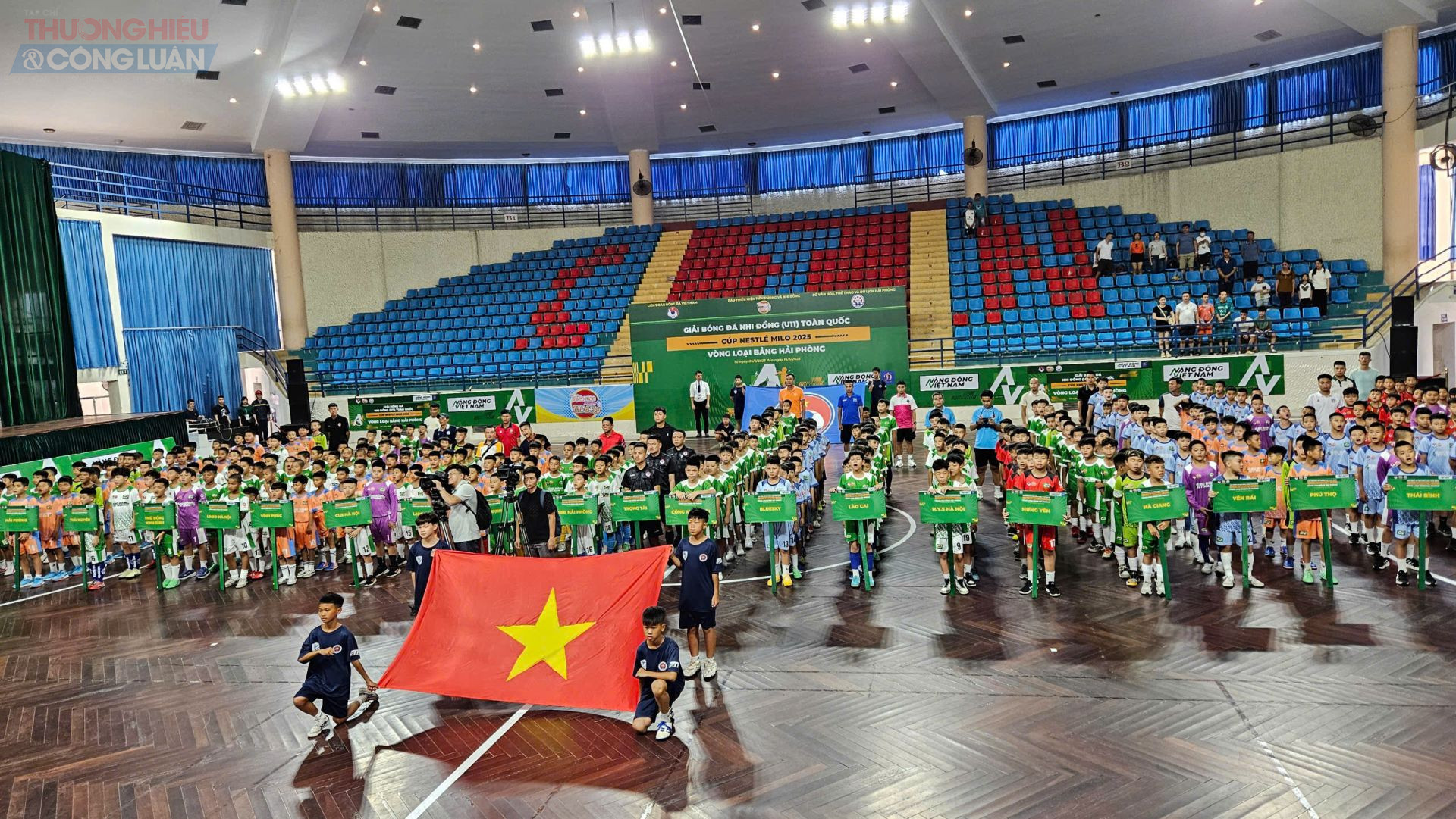 Khai mạc Giải bóng đá Nhi đồng (U11) toàn quốc cúp Nestlé MiLo 2025 tại Hải Phòng