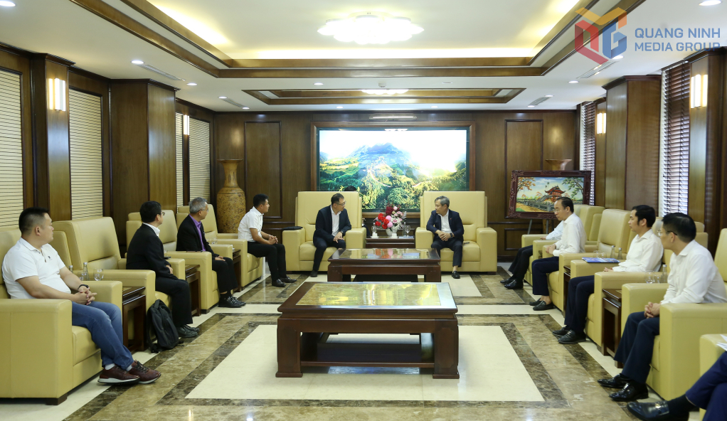 Bí thư Tỉnh ủy Quảng Ninh tiếp xã giao Hiệp hội Xúc tiến Phát triển Khu Công nghiệp Tô Châu