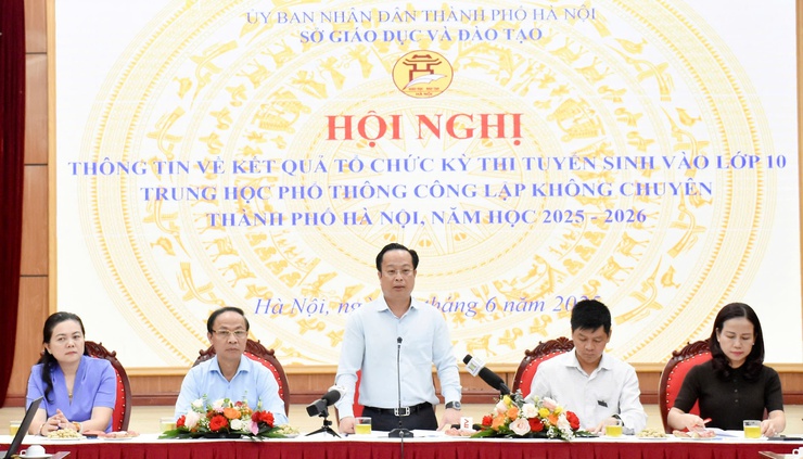 Giám đốc Sở GD&ĐT Hà Nội Trần Thế Cương đánh giá về kết quả tổ chức Kỳ thi