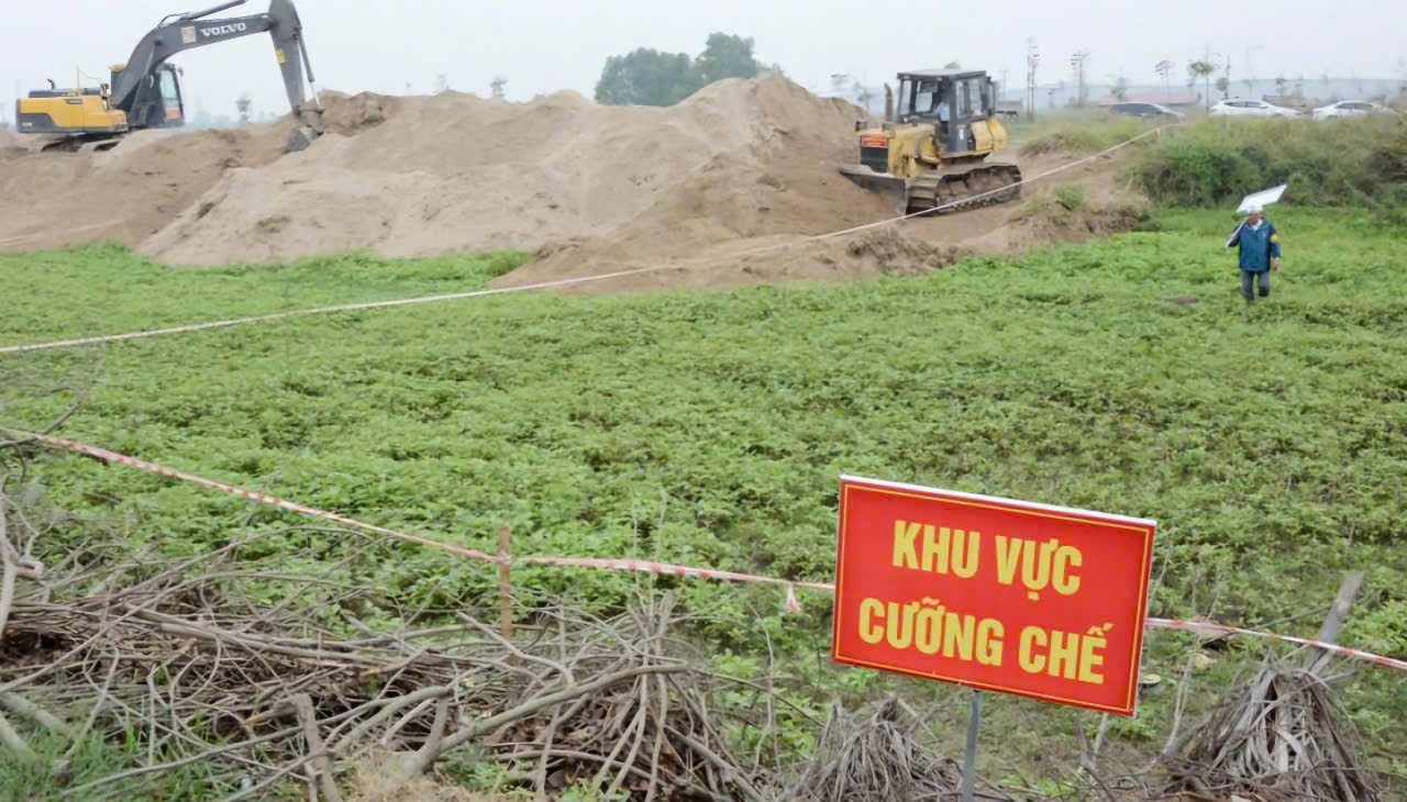 Bắc Ninh cưỡng chế đất phục vụ dự án KCN Thuận Thành III