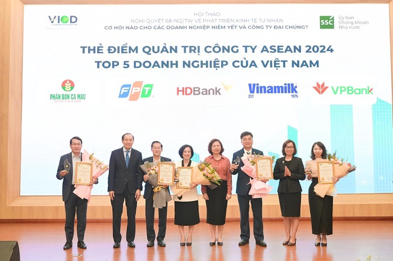 PVCFC - Top 5 Doanh nghiệp dẫn đầu thẻ điểm ASEAN ACGS