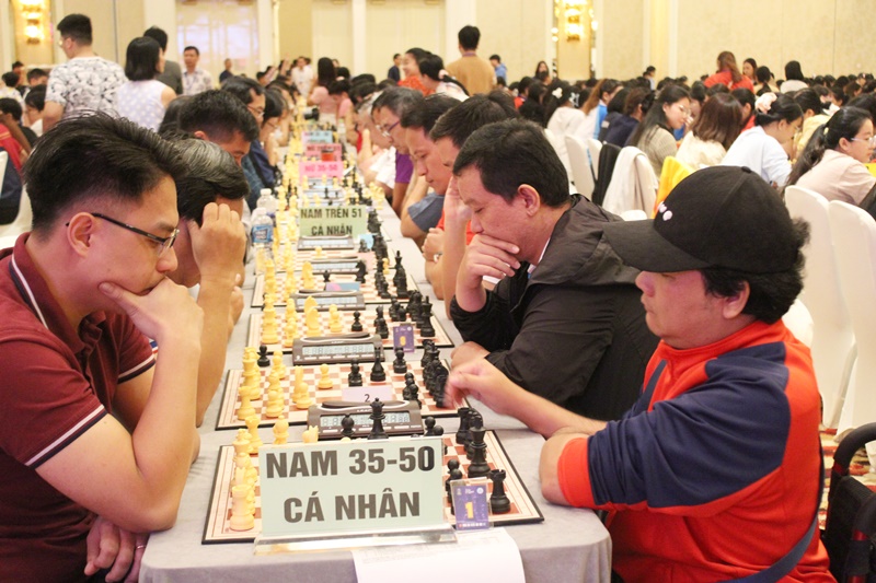 Các VĐV nhóm tuổi 35-50