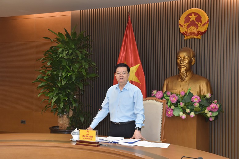 Phó Thủ tướng Mai Văn Chính, Tổ trưởng Tổ chỉ đạo số 8 chủ trì cuộc họp về công tác chuẩn bị tổ chức Đại hội Đảng bộ Bộ Văn hóa, Thể thao và Du lịch - Ảnh: VGP/Giang Thanh
