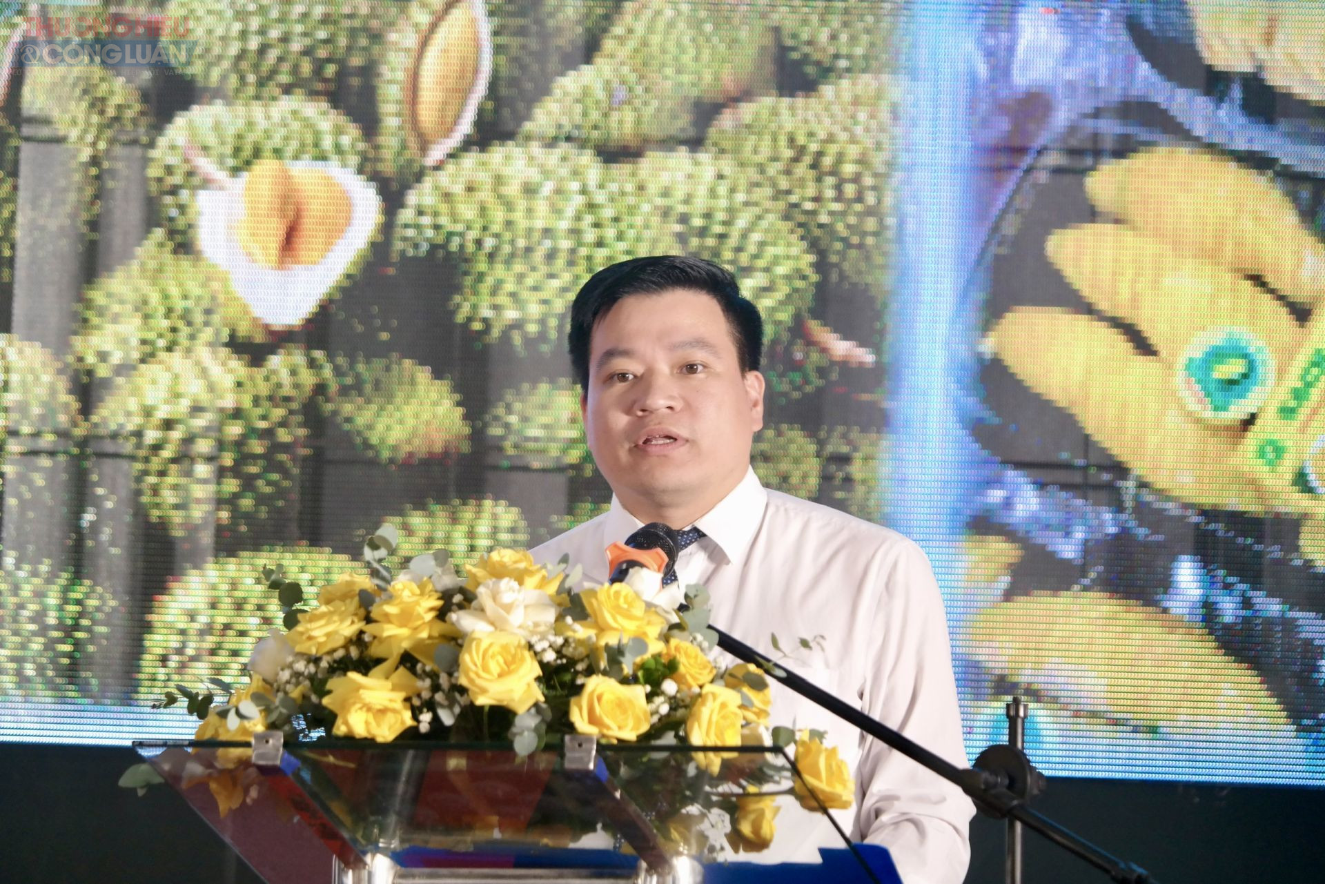 Ông Lê Ngọc Lân, phó giám đốc Sở Công Thương TP. Hải Phòng phát biểu tại buổi lễ Ông Lê Ngọc Lân, phó giám đốc Sở Công Thương TP. Hải Phòng phát biểu tại buổi lễ