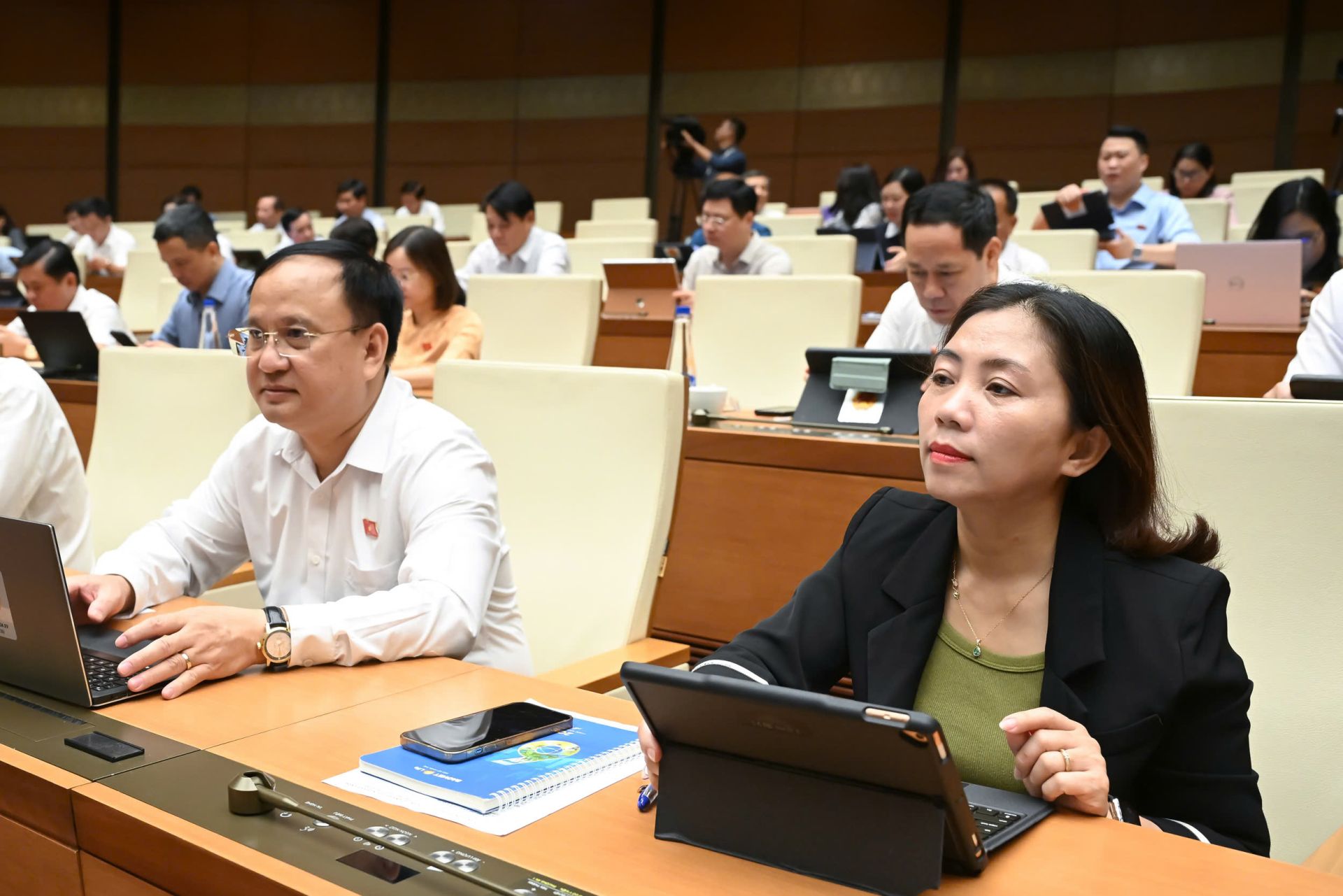 Các đại biểu Quốc hội tham dự phiên họp