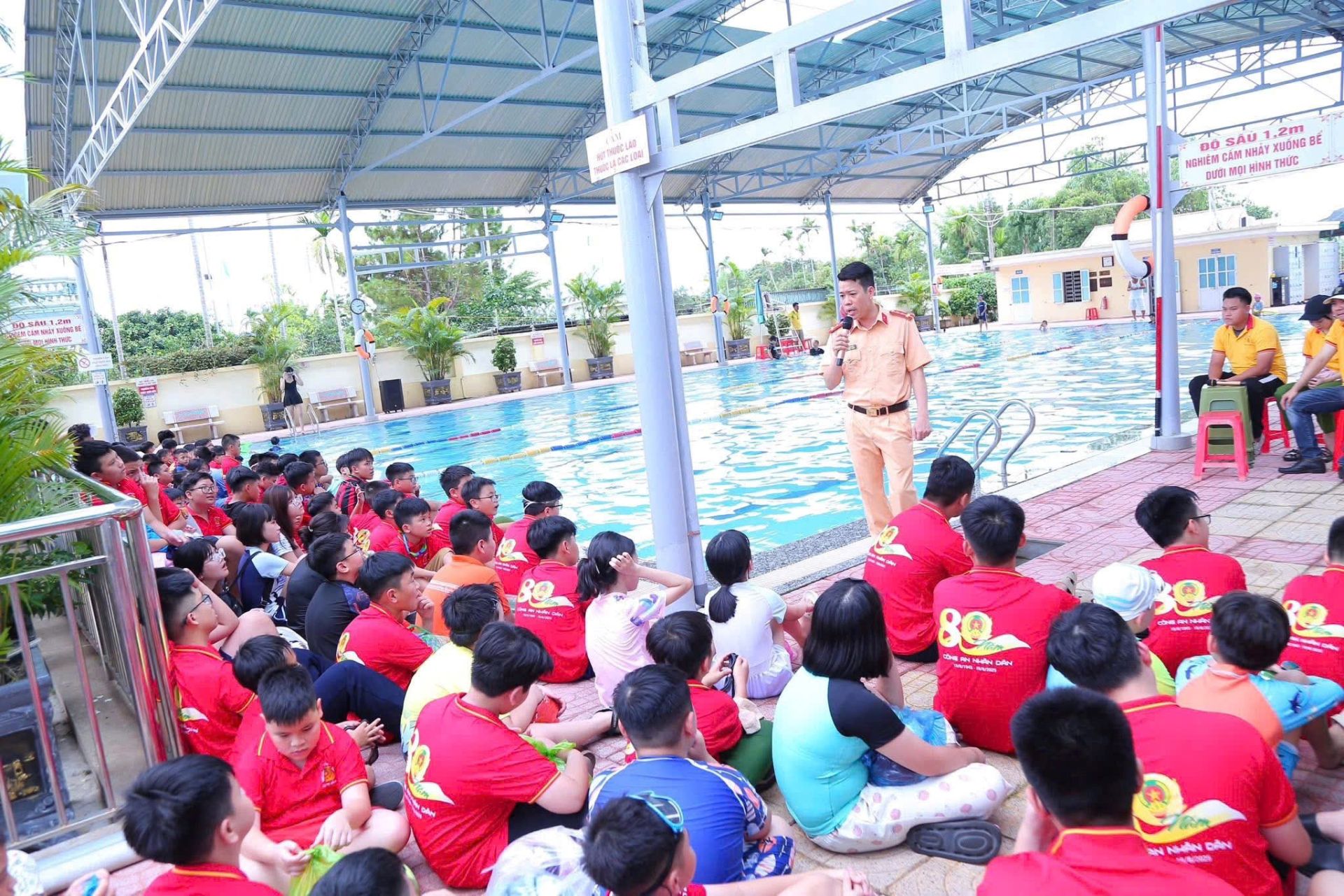 Công an TP. Hải Phòng tuyên truyền phòng chống đuối nước cho hơn 150 trẻ em