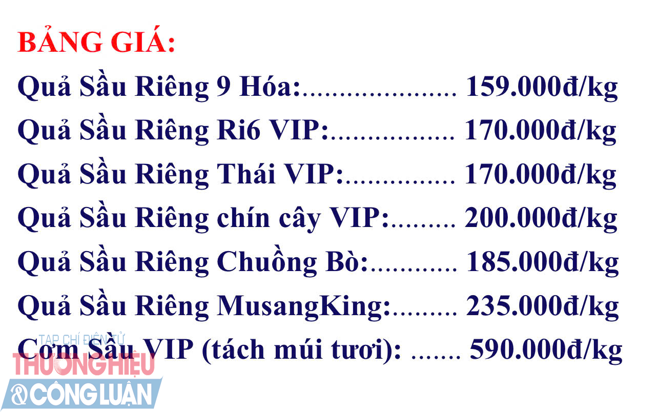 Bảng giá sầu riêng tại một cửa hàng trên đường Tôn Đức Thắng, phường Hàng Bột, Đống Đa, Hà Nội. Bảng giá sầu riêng tại một cửa hàng trên đường Tôn Đức Thắng, phường Hàng Bột, Đống Đa, Hà Nội.