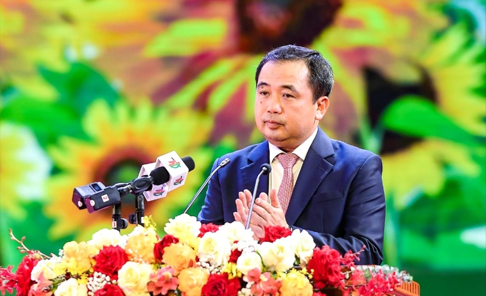 Bí thư Tỉnh ủy Trần Đức Thắng phát biểu tại lễ kỷ niệm Bí thư Tỉnh ủy Trần Đức Thắng phát biểu tại lễ kỷ niệm