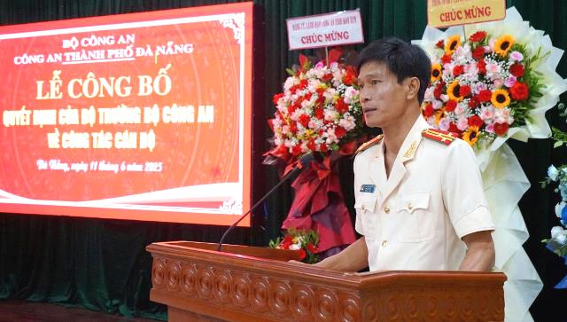 Thượng tá Trần Minh Nguyên cam kết nỗ lực hoàn thành tốt mọi nhiệm vụ được giao.