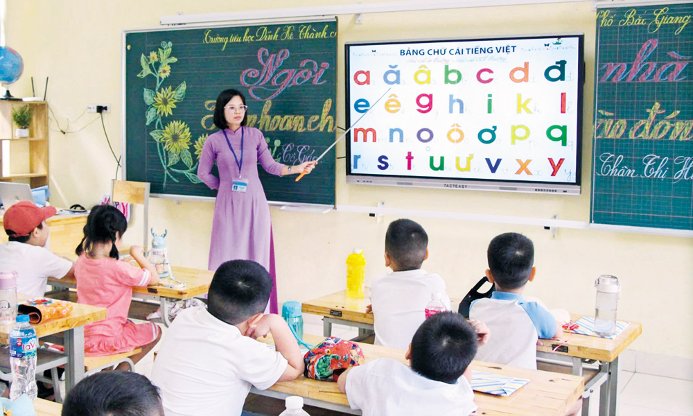 Bắc Giang tăng cường dạy tiếng Việt cho học sinh vùng dân tộc thiểu số