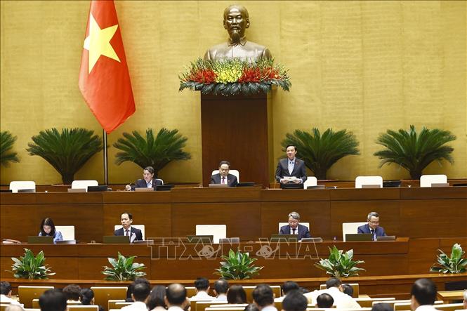 Phó Chủ tịch Quốc hội Nguyễn Khắc Định phát biểu tại phiên họp ngày 11/6/2025. Ảnh: Doãn Tấn/TTXVN Phó Chủ tịch Quốc hội Nguyễn Khắc Định phát biểu tại phiên họp ngày 11/6/2025. Ảnh: Doãn Tấn/TTXVN