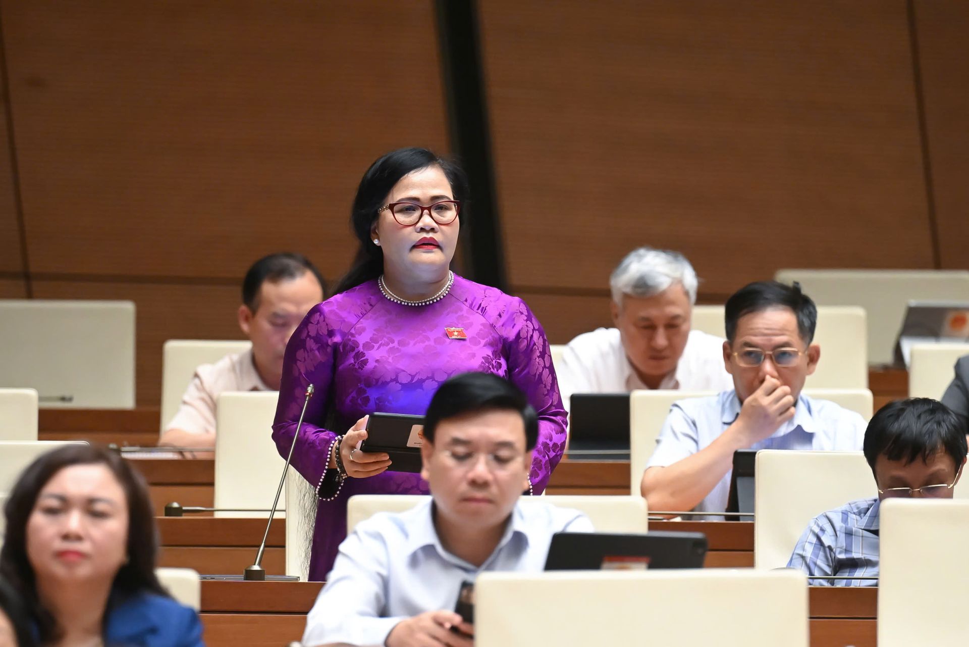 Đại biểu Nguyễn Thị Sửu, đoàn Đại biểu Quốc hội tỉnh Thừa Thiên Huế