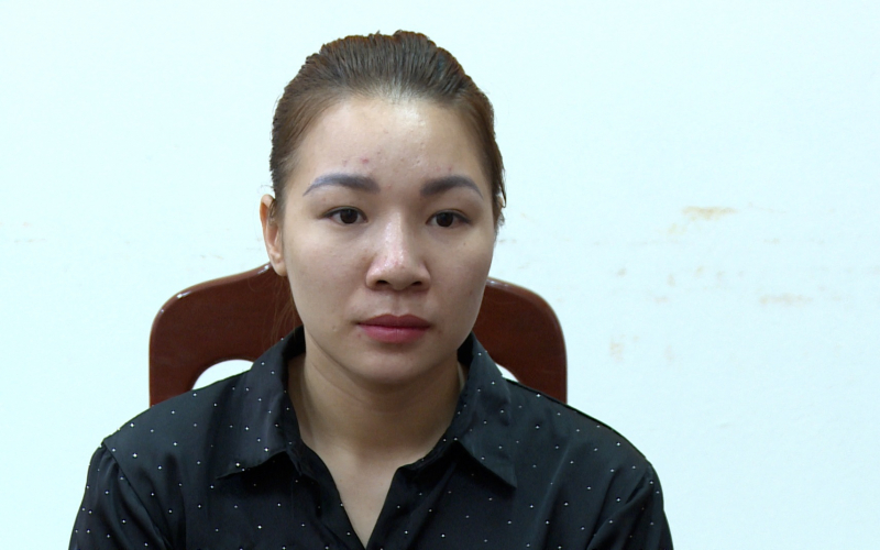 Đối tượng Nguyễn Thị Mai trước Cơ quan Cảnh sát điều tra. Ảnh: Công an tỉnh Thái Bình Đối tượng Nguyễn Thị Mai trước Cơ quan Cảnh sát điều tra. Ảnh: Công an tỉnh Thái Bình