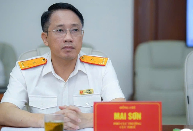 Ông Mai Sơn, Phó Cục trưởng Cục Thuế (Bộ Tài chính) giải đáp trực tuyến - Ảnh: VGP/HT Ông Mai Sơn, Phó Cục trưởng Cục Thuế (Bộ Tài chính) giải đáp trực tuyến - Ảnh: VGP/HT