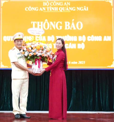 Quảng Ngãi có tân Giám đốc Công an tỉnh