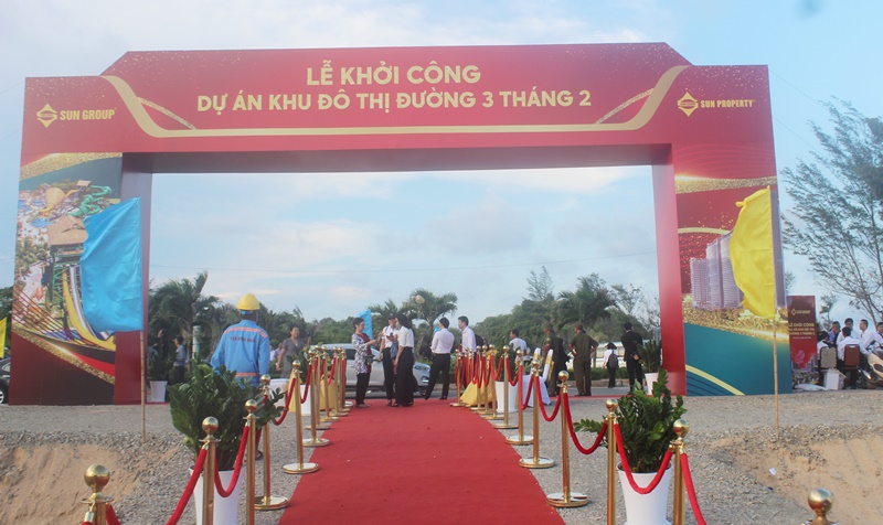 Mới đây, Sun Group khởi công dự án Khu đô thị đường 3/2