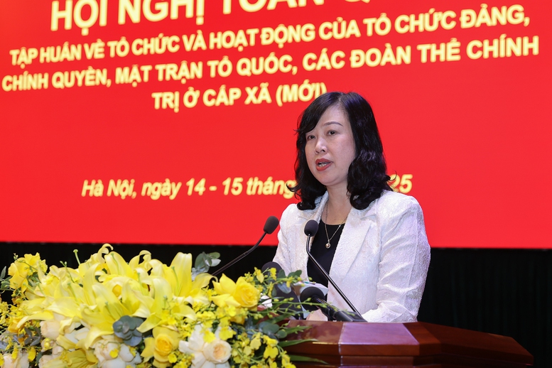 Bộ trưởng Bộ Bộ Y tế Đào Hồng Lan phát biểu tại Hội nghị - Ảnh: VGP/Nhật Bắc