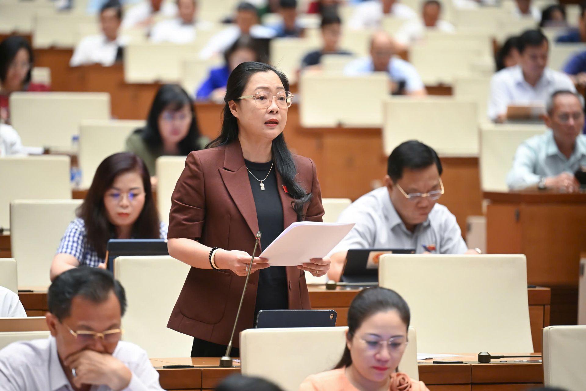 Đại biểu Nguyễn Thị Quyên Thanh, Đoàn ĐBQH tỉnh Vĩnh Long