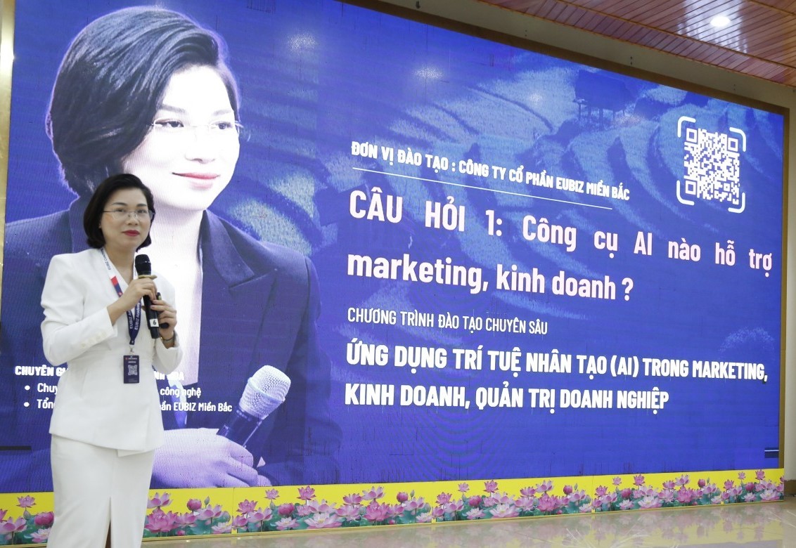 Lạng Sơn: Tập huấn chuyên sâu về trí tuệ nhân tạo (AI) cho doanh nghiệp