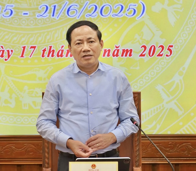 Ông Phạm Anh Tuấn phát biểu tại buổi Họp báo. Ảnh: H-Viết