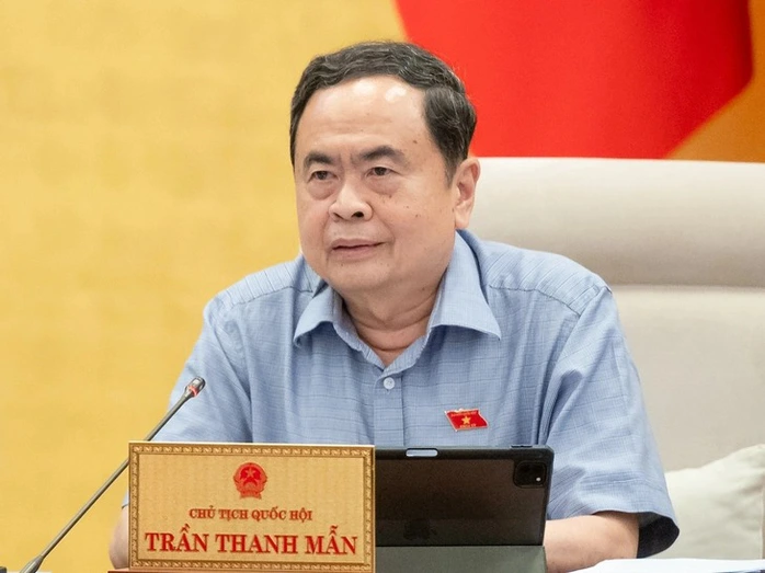 Chủ tịch Quốc hội Trần Thanh Mẫn. Ảnh: Lâm Hiển Chủ tịch Quốc hội Trần Thanh Mẫn. Ảnh: Lâm Hiển