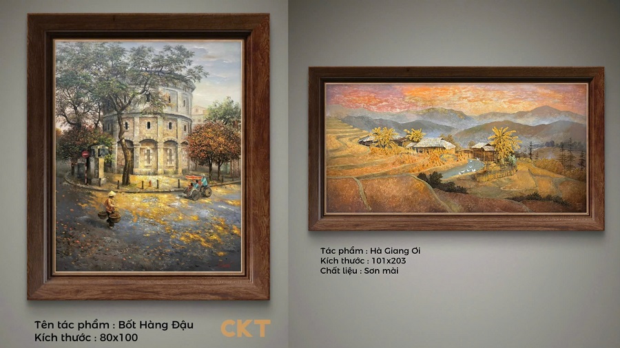 Tác phẩm do họa sĩ Quách Chiến Thắng sáng tác Tác phẩm do họa sĩ Quách Chiến Thắng sáng tác