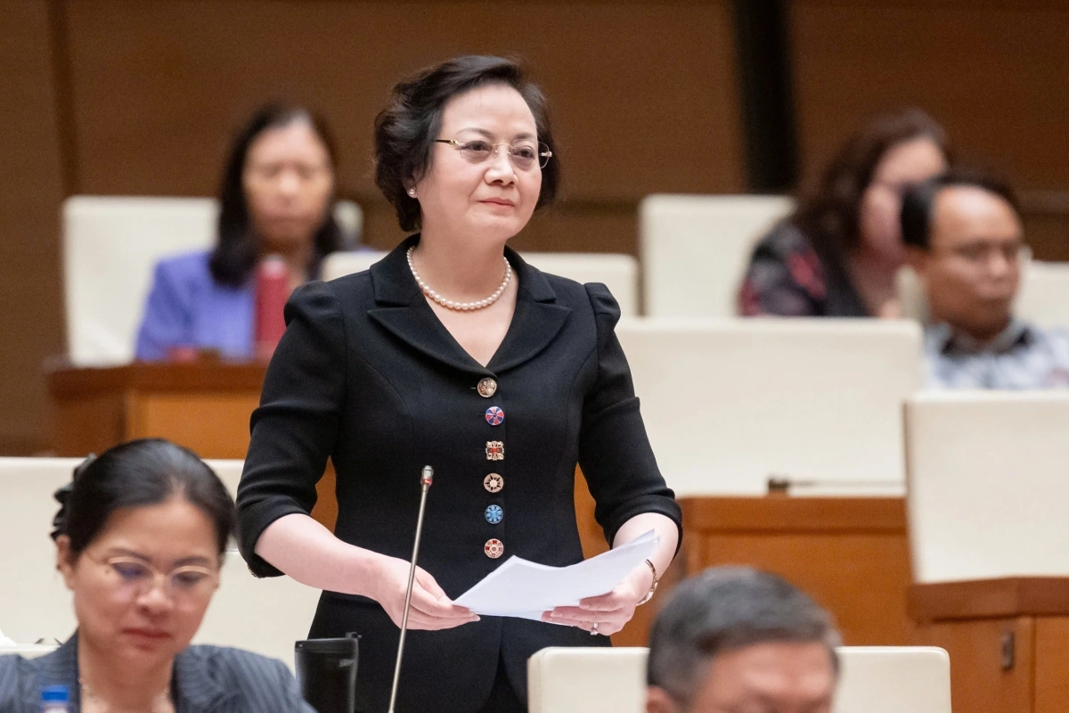 Bộ trưởng Bộ Nội vụ Phạm Thị Thanh Trà. Ảnh quochoi.vn