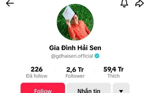 Trang TikTok của Hải. Ảnh chụp màn hình Trang TikTok của Hải. Ảnh chụp màn hình