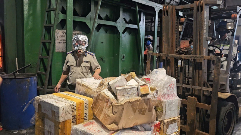 Thành phố Hồ Chí Minh: Tiêu hủy hơn 500 kg ma túy