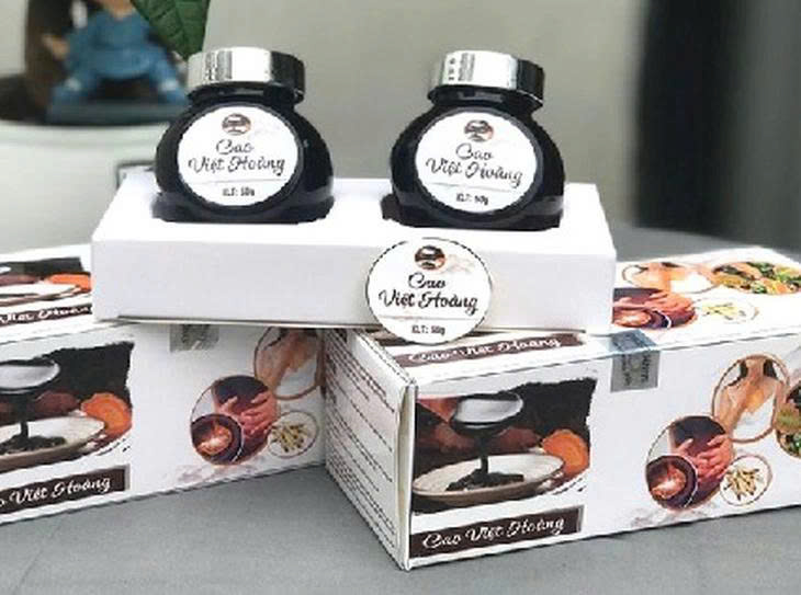Thực phẩm bảo vệ sức khỏe Cao Việt Hoàng quảng cáo vi phạm quy định pháp luật