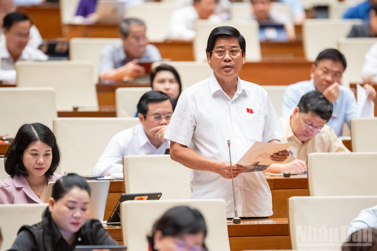 Đại biểu Dương Văn Phước (đoàn Quảng Nam). (Ảnh: DUY LINH) Đại biểu Dương Văn Phước (đoàn Quảng Nam). (Ảnh: DUY LINH)