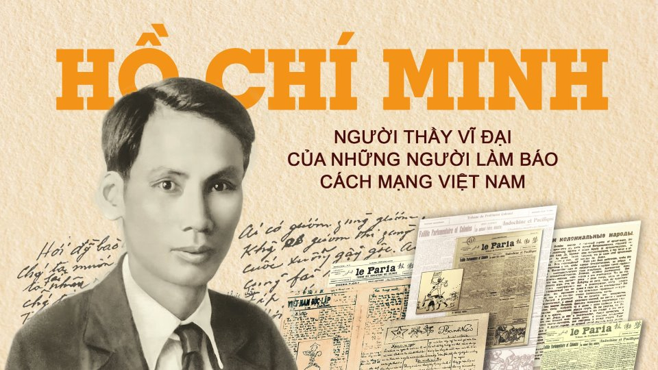 Chủ tịch Hồ Chí Minh là người Việt Nam đầu tiên sử dụng báo chí như một vũ khí sắc bén và có hiệu lực to lớn trong sự nghiệp đấu tranh giải phóng dân tộc và xây dựng đất nước. Người đã khai sinh nền báo chí cách mạng Việt Nam, đồng thời cũng là người chiến sĩ tiên phong trên mặt trận này. Ảnh Báo Bà Rịa - Vũng Tàu.
