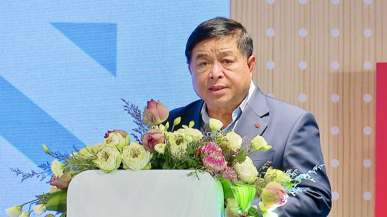 Phó Thủ tướng Nguyễn Chí Dũng: Mạnh mẽ tiến về phía trước để Việt Nam trở thành cường quốc về AI - Ảnh: VGP/Thu Sa