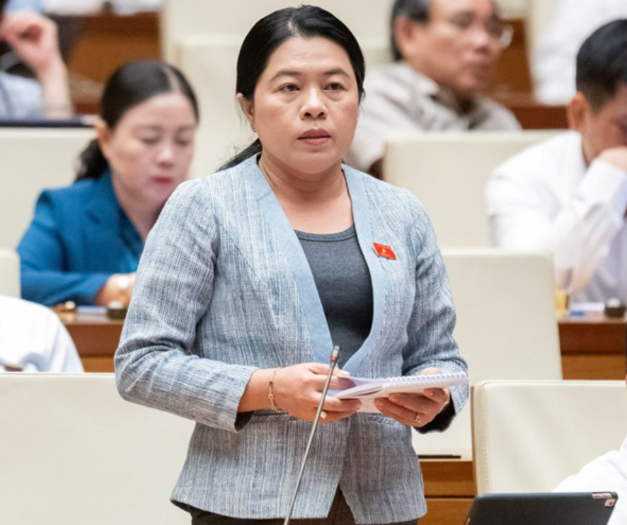 Đại biểu Nguyễn Trần Phượng Trân (TP. Hồ Chí Minh). Ảnh: Phạm Thắng