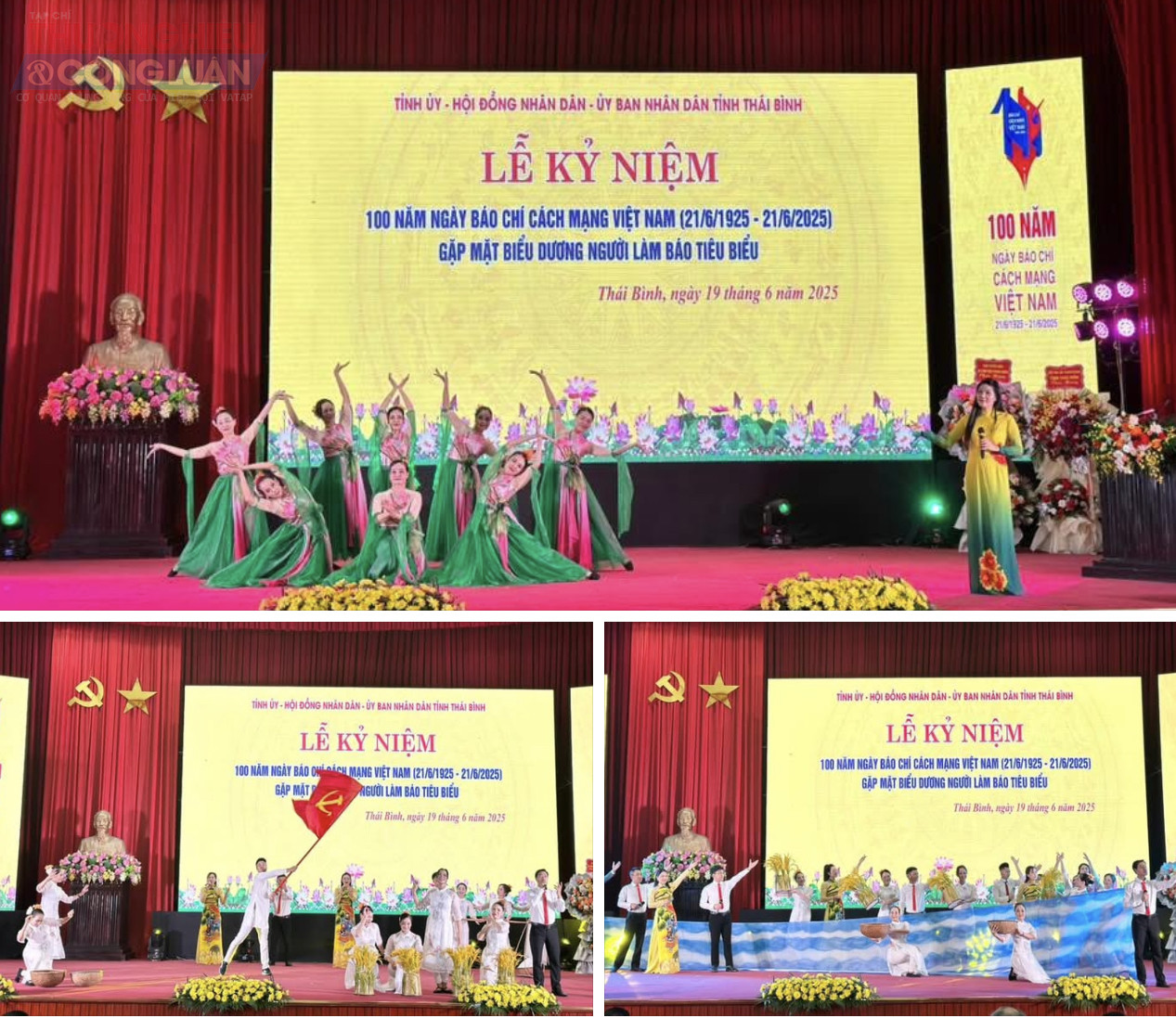 Các tiết mục văn nghệ tại Lễ Kỳ niệm