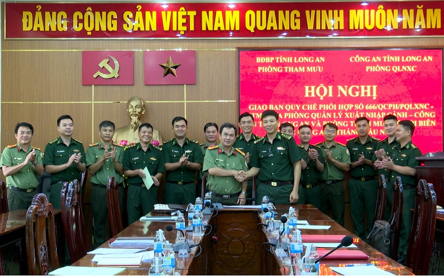 Long An: Giao ban quy chế phối hợp 6 tháng đầu năm 2025