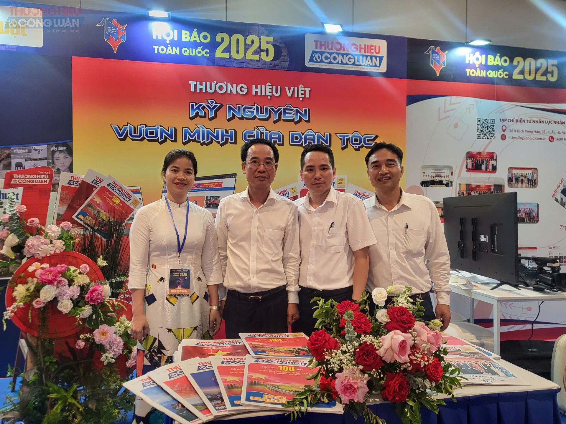 Hội Báo toàn quốc 2025: Gian trưng bày của Tạp chí Thương hiệu và Công luận thu hút sự quan tâm của đại biểu và độc giả