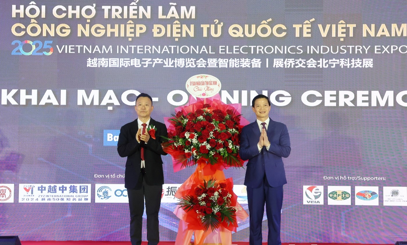 Triển lãm Công nghiệp điện tử quốc tế Việt Nam năm 2025 tại Bắc Ninh