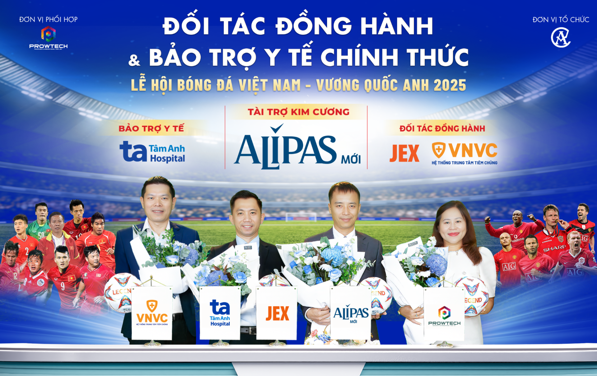 Alipas - Nhà tài trợ Kim Cương cùng huyền thoại “Quỷ Đỏ” tỏa sáng tại Việt Nam