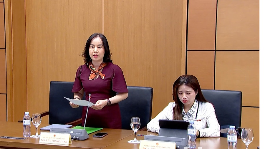 Đại biểu Nguyễn Thị Kim Anh, Đoàn ĐBQH tỉnh Bắc Ninh tham gia đóng góp ý kiến tại Tổ 13 Đại biểu Nguyễn Thị Kim Anh, Đoàn ĐBQH tỉnh Bắc Ninh tham gia đóng góp ý kiến tại Tổ 13
