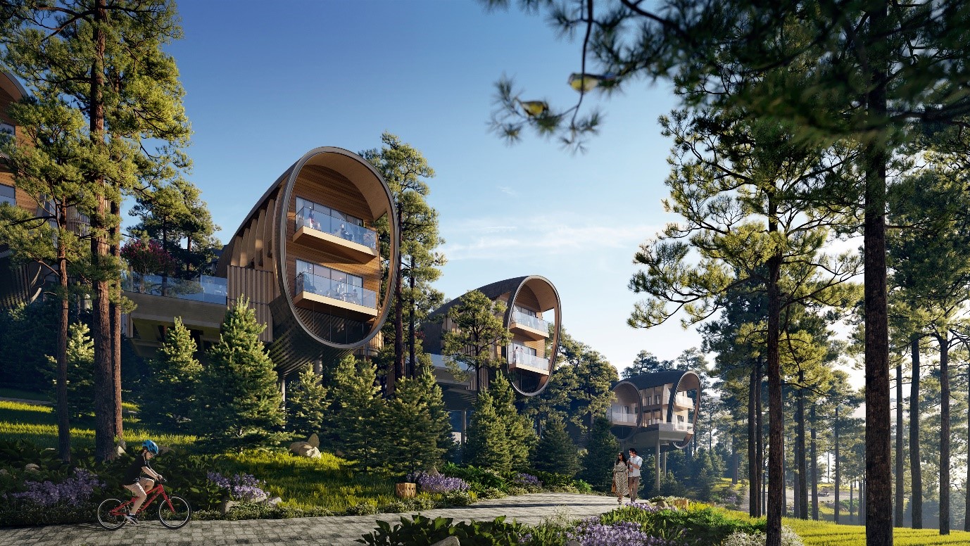 Bên cạnh các tiện ích và tiêu chuẩn dịch vụ 5 sao, InterContinental lần đầu tiên giới thiệu tại Việt Nam mô hình Tree Top Villas độc đáo. Ảnh: BIM Land Bên cạnh các tiện ích và tiêu chuẩn dịch vụ 5 sao, InterContinental lần đầu tiên giới thiệu tại Việt Nam mô hình Tree Top Villas độc đáo. Ảnh: BIM Land