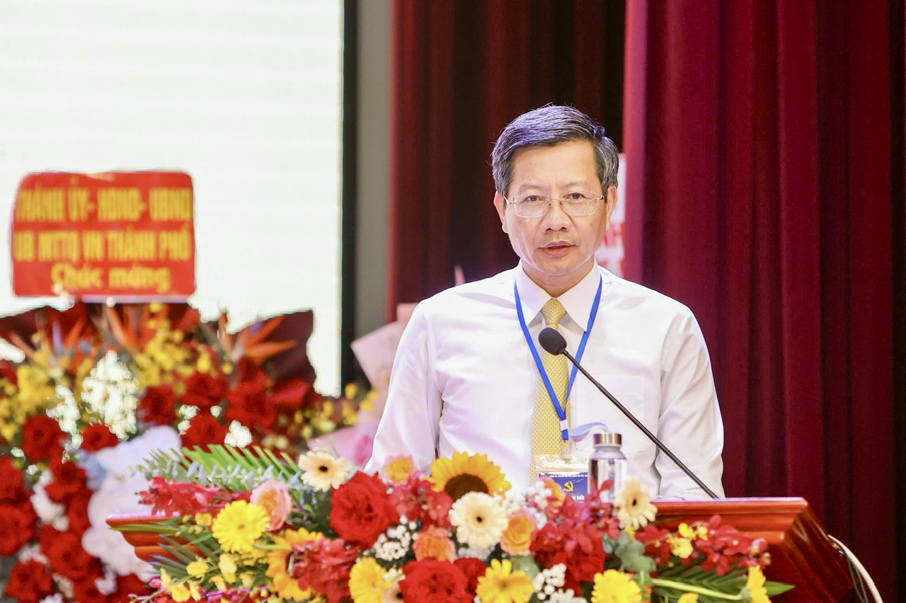 Đồng chí Lê Anh Quân, Phó Chủ tịch Thường trực UBND thành phố phát biểu chỉ đạo Đại hội Đồng chí Lê Anh Quân, Phó Chủ tịch Thường trực UBND thành phố phát biểu chỉ đạo Đại hội