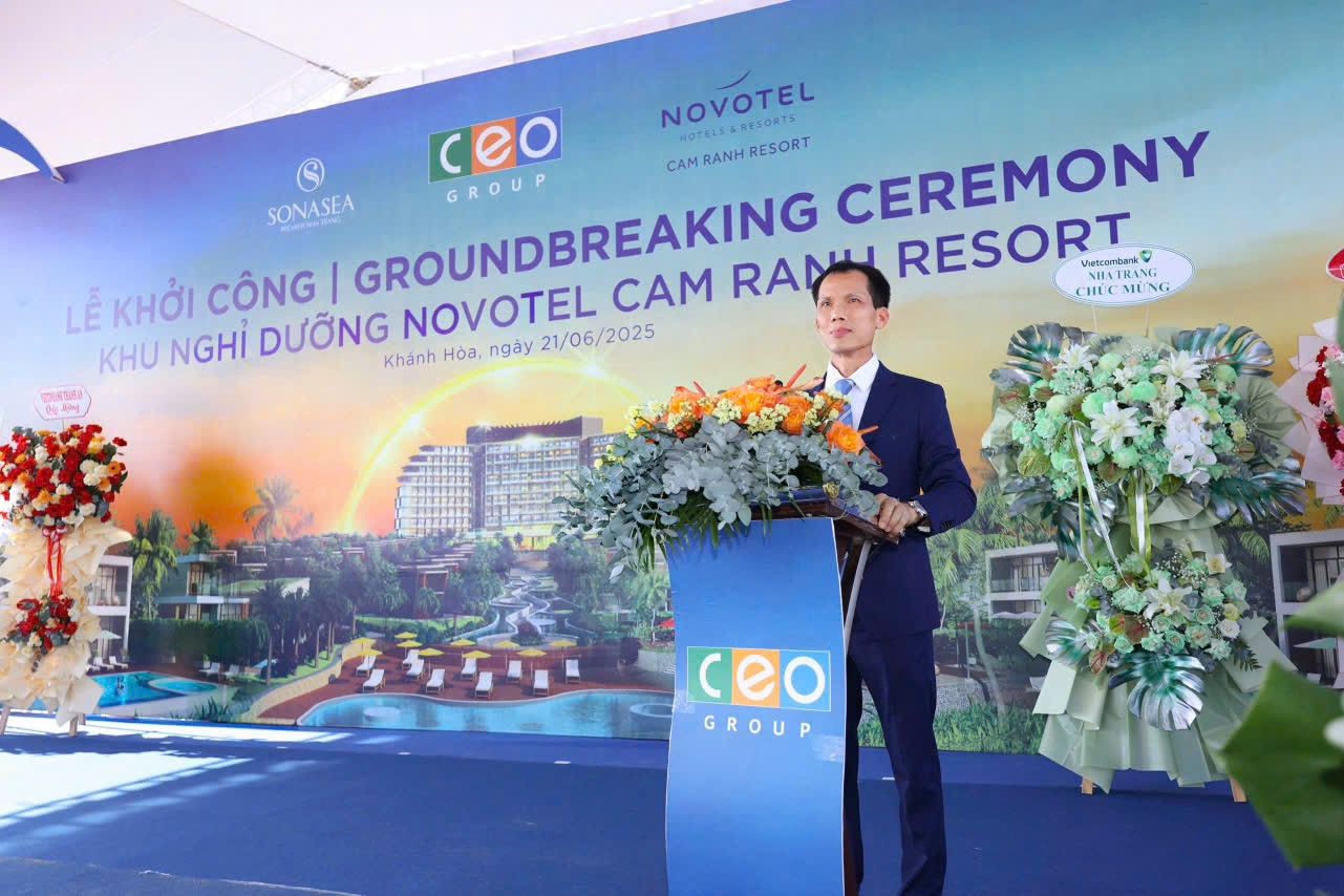 Tập đoàn CEO khởi công Novotel Cam Ranh Resort - Dấu mốc mới trên hành trình kiến tạo chuỗi nghỉ dưỡng 5 sao tại Việt Nam