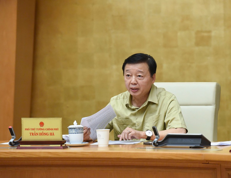 Phó Thủ tướng Trần Hồng Hà phát biểu tại phiên họp - Ảnh: VGP/Nhật Bắc Phó Thủ tướng Trần Hồng Hà phát biểu tại phiên họp - Ảnh: VGP/Nhật Bắc