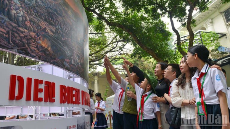 Chiến dịch tuyên truyền 70 năm Chiến thắng Điện Biên Phủ trên đa nền tảng của Báo Nhân Dân thu hút đông đảo độc giả quan tâm - Ảnh: Báo Nhân Dân