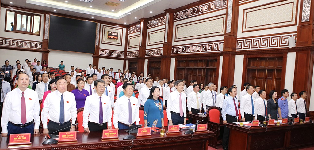 HĐND tỉnh Ninh Bình khóa XV khai mạc kỳ họp giữa năm HĐND tỉnh Ninh Bình khóa XV khai mạc kỳ họp giữa năm