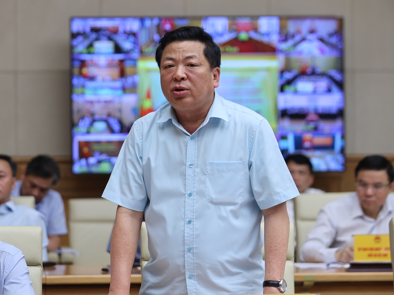 Bộ trưởng Bộ Xây dựng Trần Hồng Minh. Ảnh VGP/Nhật Bắc.