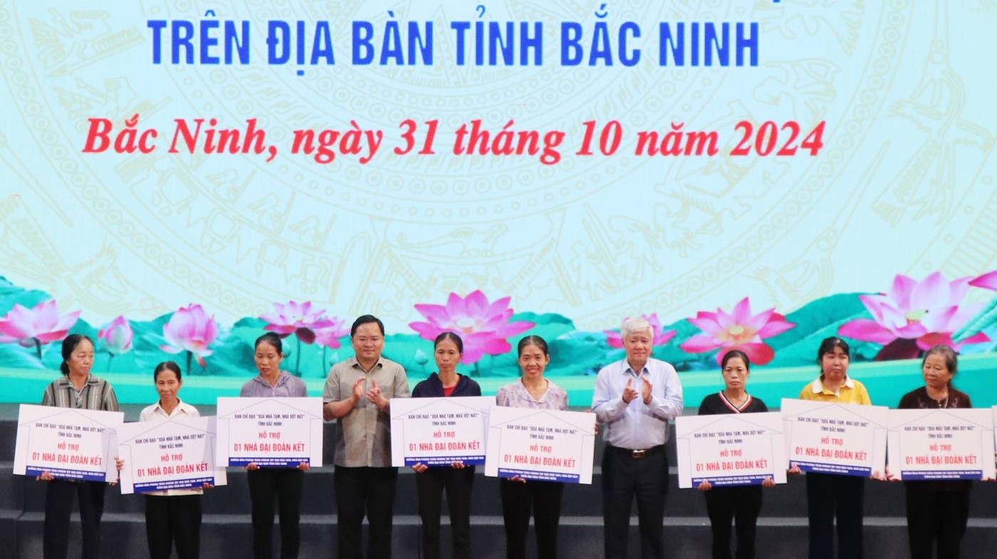 Bắc Ninh hoàn thành sớm nhất cả nước chương trình xóa nhà tạm, nhà dột nát
